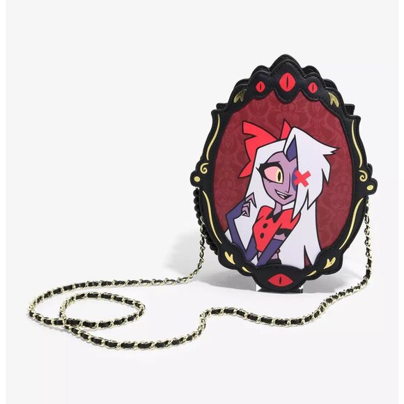 Hazbin Hotel  - Charlie & Vaggie Double-Sided Crossbody Bag - NEW - Picture 2 of 4